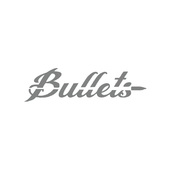 Bullets Araba Sticker 17x17 Cm Gri ürün görseli 1