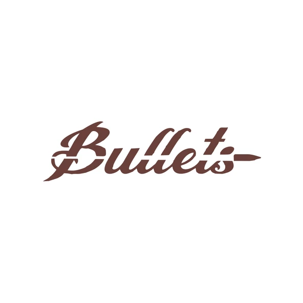 Bullets Araba Sticker 17x17 Cm Kahverengi ürün görseli 1