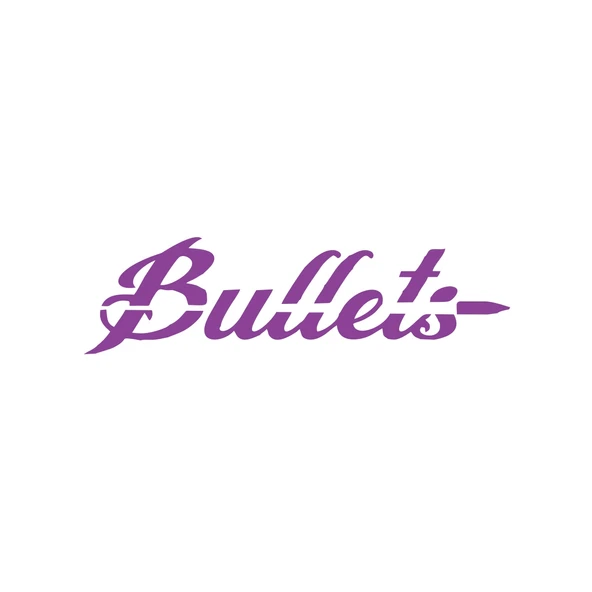 Bullets Araba Sticker 17x17 Cm Mor ürün görseli 1