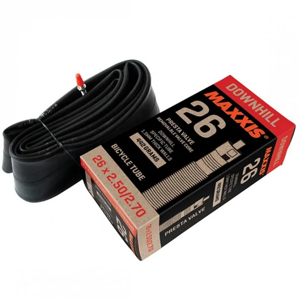 MAXXIS İç Lastik Downhill 26X2.50/2.70 SV Kalın Sibop ürün görseli 1