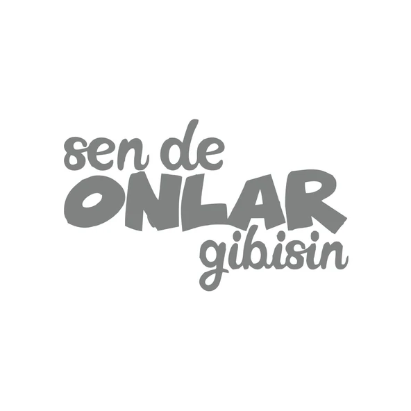 Sen de Onlar Gibisin Araba Sticker 17x17 Cm Gri ürün görseli 1