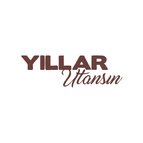 Yıllar Utansın Araba Sticker 17x17 Cm Kahverengi ürün görseli 1