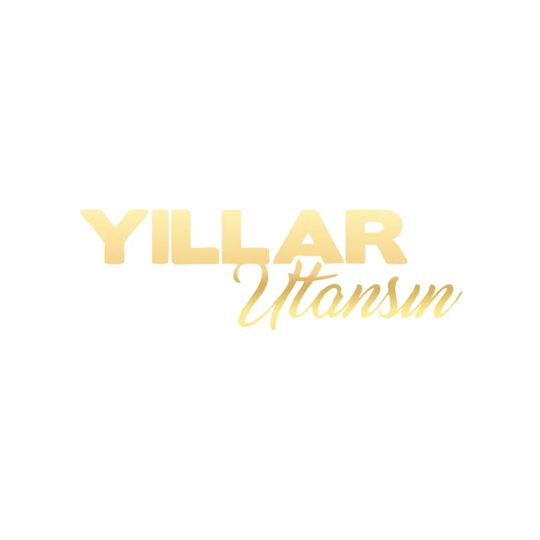 Yıllar Utansın Araba Sticker 17x17 Cm Gold ürün görseli 1