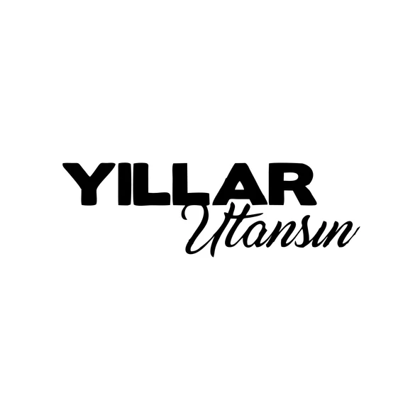 Yıllar Utansın Araba Sticker 17x17 Cm Siyah ürün görseli 1