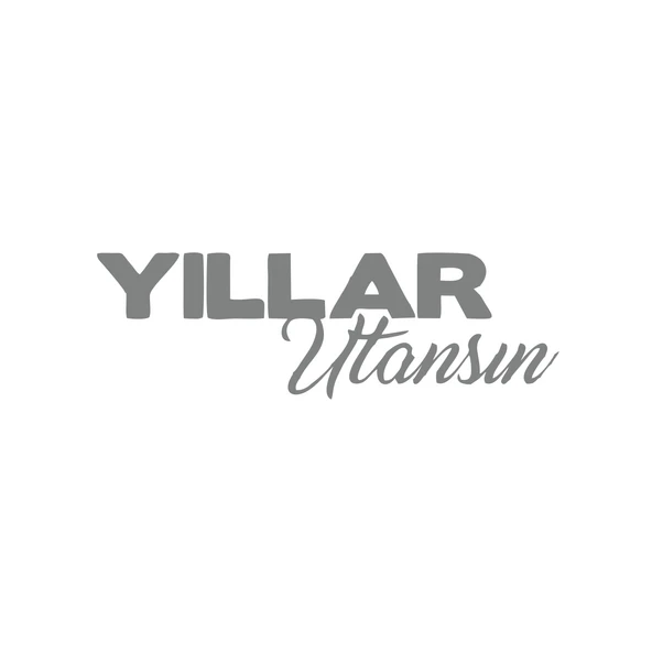 Yıllar Utansın Araba Sticker 17x17 Cm Gri ürün görseli 1