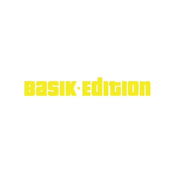 Basık Edition Araba Sticker 17x17 Cm Sarı ürün görseli 1