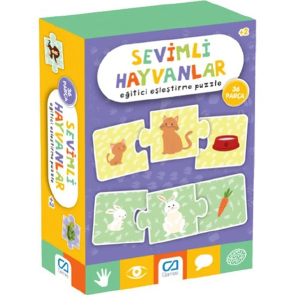 Ca Games Sevimli Hayvanlar 36 Parça Puzzle CA.5128 ürün görseli 1