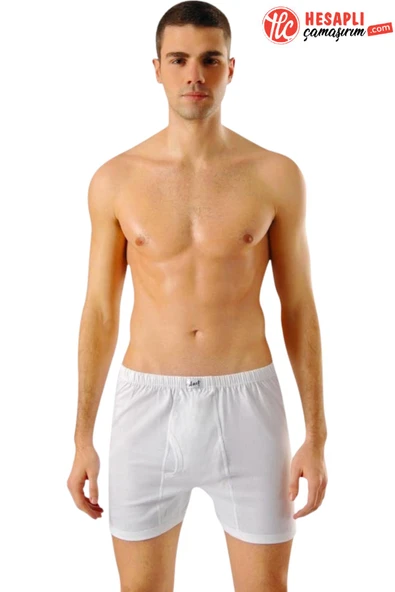 Anıt 1152 Erkek %100 Pamuklu Rahat Paçalı Klasik Tekli Boxer ürün görseli 1