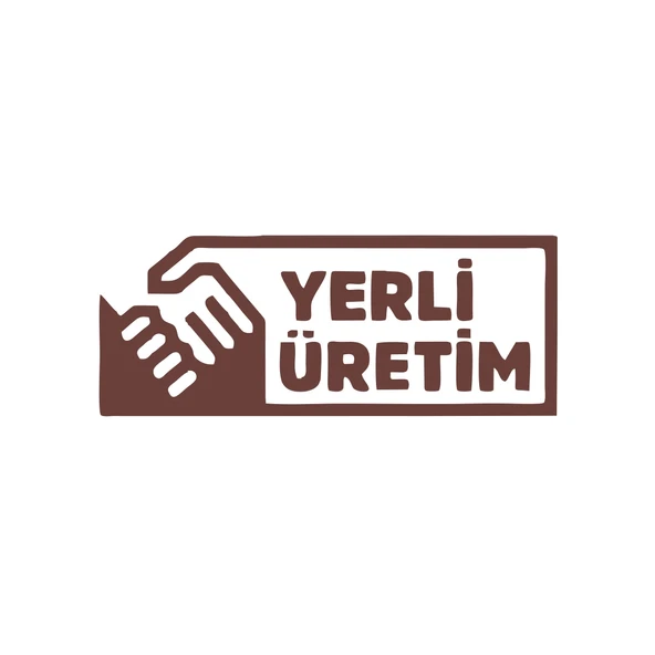 Yerli Üretim Araba Sticker 17x17 Cm Kahverengi ürün görseli 1