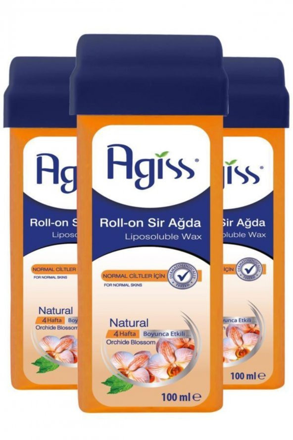 Agiss Roll-on Sir Ağda 100 ml Naturel X3 ürün görseli 1
