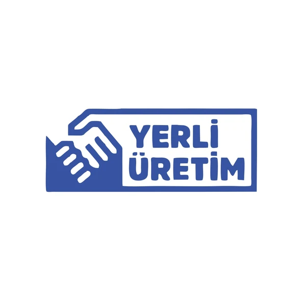 Yerli Üretim Araba Sticker 17x17 Cm Mavi ürün görseli 1