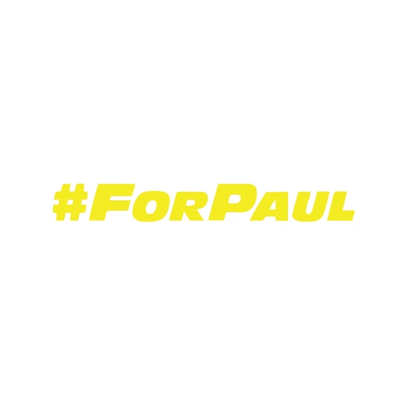 #ForPaul Araba Sticker 17x17 Cm Sarı ürün görseli 1