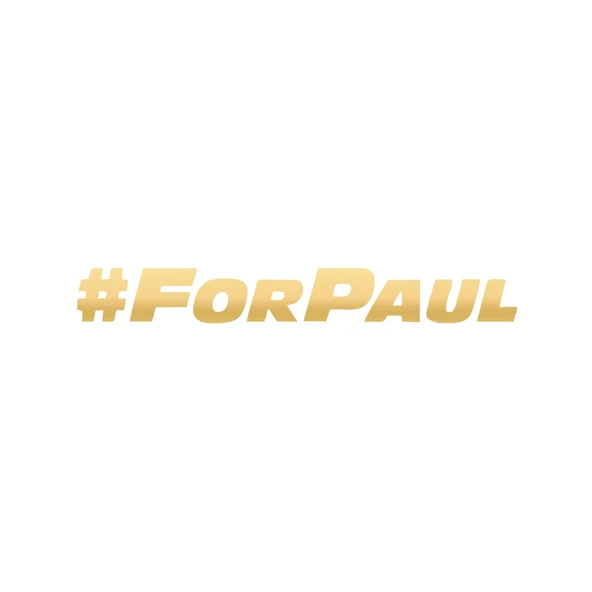#ForPaul Araba Sticker 17x17 Cm Gold ürün görseli 1