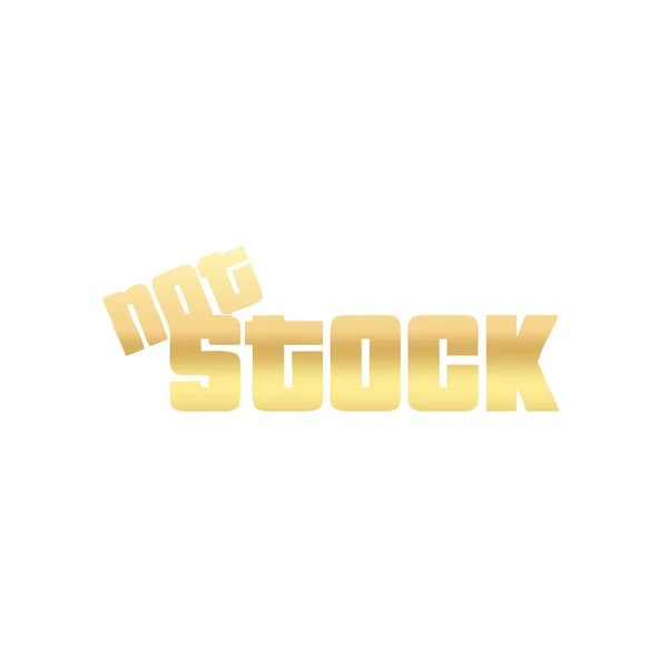 Not Stock Araba Sticker 17x17 Cm Gold ürün görseli 1