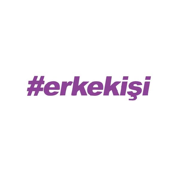 #erkekişi Araba Sticker 17x17 Cm Mor ürün görseli 1