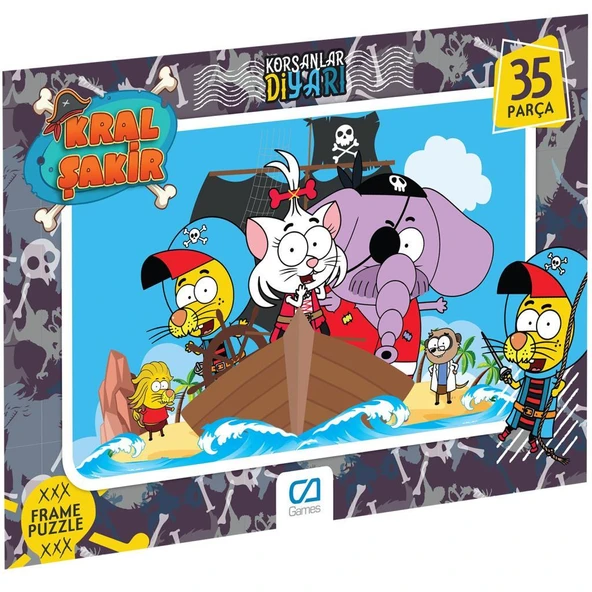 Ca Games Kral Şakir 35 Parça Frame Puzzle CA.5049 ürün görseli 1