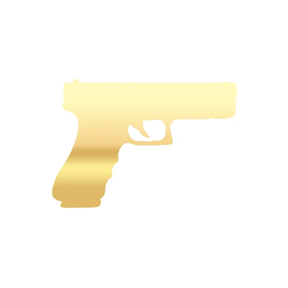 Glock Araba Sticker 17x17 Cm Gold ürün görseli 1