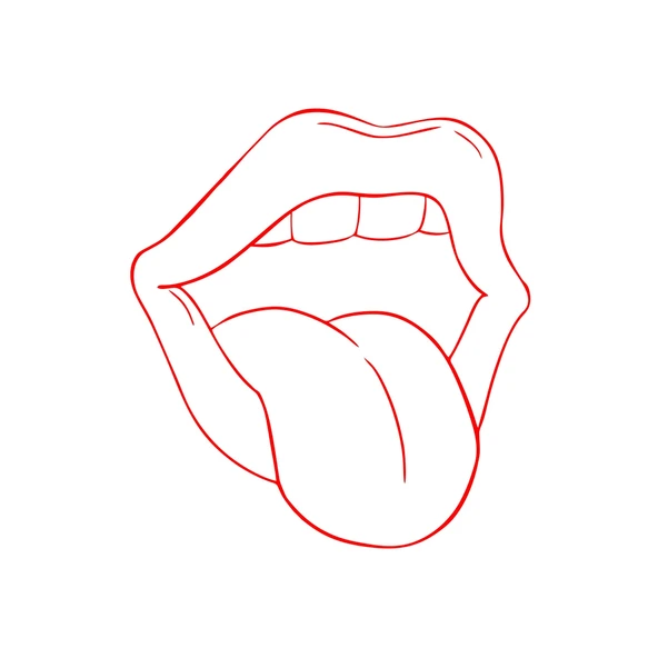 Dil Araba Sticker 17x17 Cm Kırmızı ürün görseli 1
