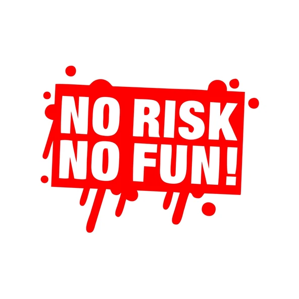 No Risk No Fun Araba Sticker 17x17 Cm Kırmızı ürün görseli 1