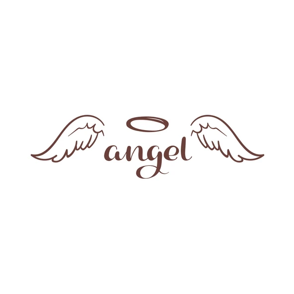 Angel Sticker 17x17 Cm Kahverengi ürün görseli 1