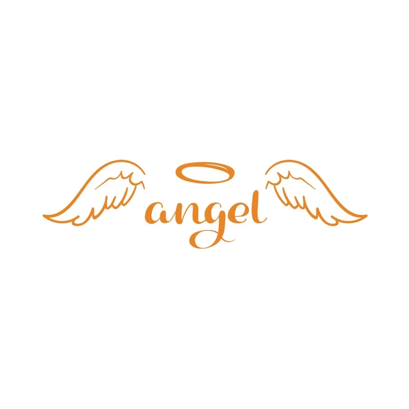 Angel Sticker 17x17 Cm Turuncu ürün görseli 1