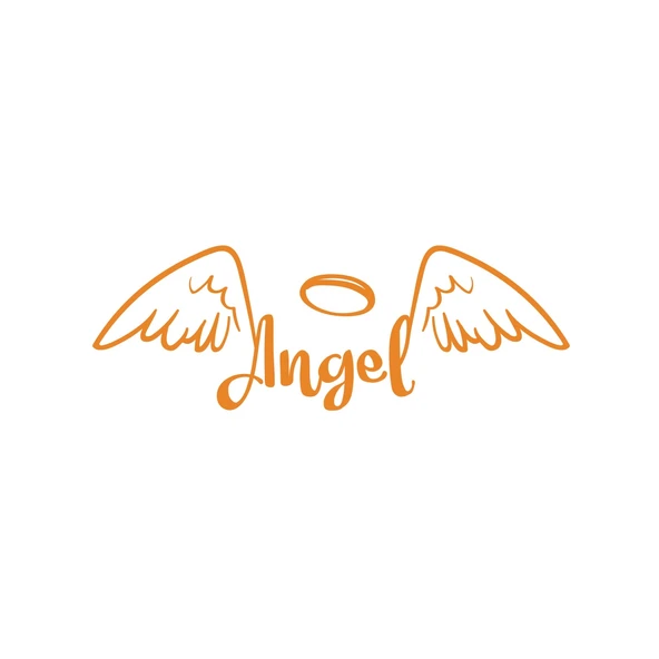 Angel Sticker 17x17 Cm Turuncu ürün görseli 1