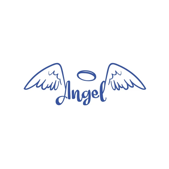 Angel Sticker 17x17 Cm Mavi ürün görseli 1
