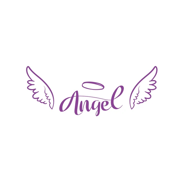 Angel Sticker 17x17 Cm Mor ürün görseli 1