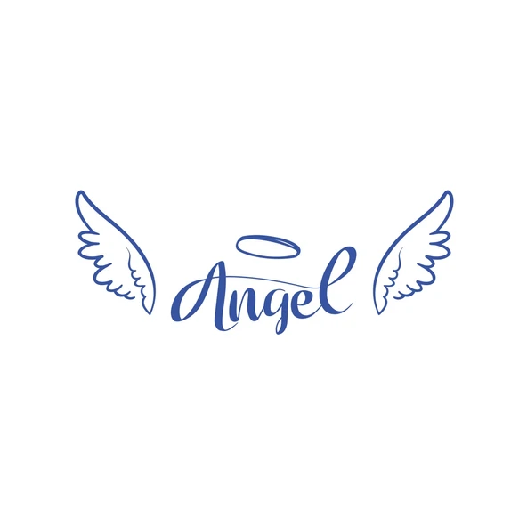 Angel Sticker 17x17 Cm Mavi ürün görseli 1