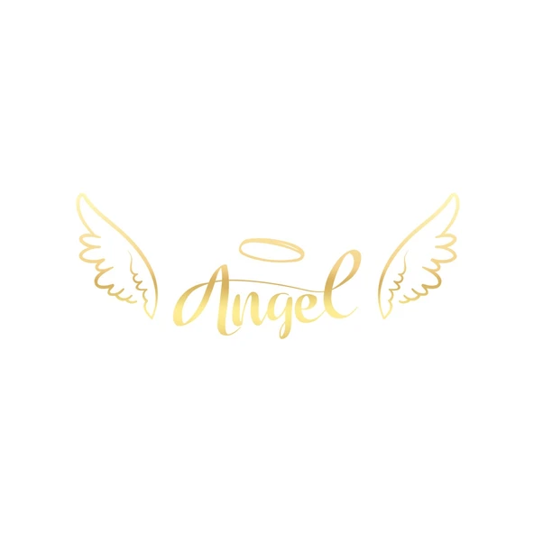 Angel Sticker 17x17 Cm Gold ürün görseli 1