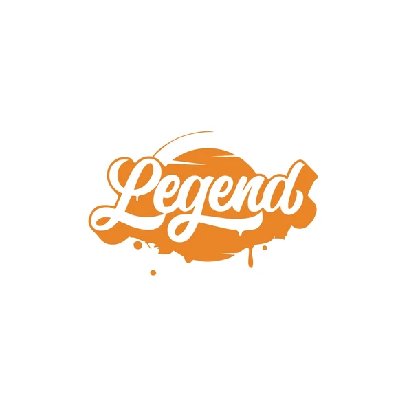 Legend Sticker 17x17 Cm Turuncu ürün görseli 1