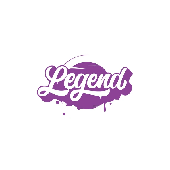 Legend Sticker 17x17 Cm Mor ürün görseli 1