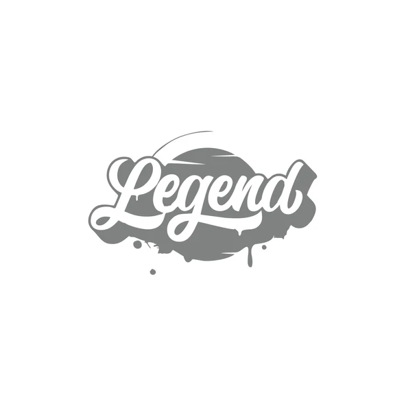 Legend Sticker 17x17 Cm Gri ürün görseli 1