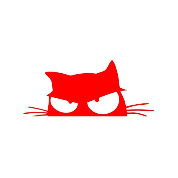 Kedi Sticker 17x17 Cm Kırmızı ürün görseli 1