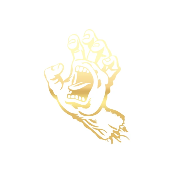Korkunç El Sticker 17x17 Cm Gold ürün görseli 1