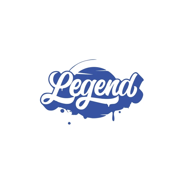 Legend Sticker 17x17 Cm Mavi ürün görseli 1