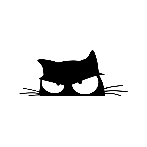 Kedi Sticker 17x17 Cm Siyah ürün görseli 1