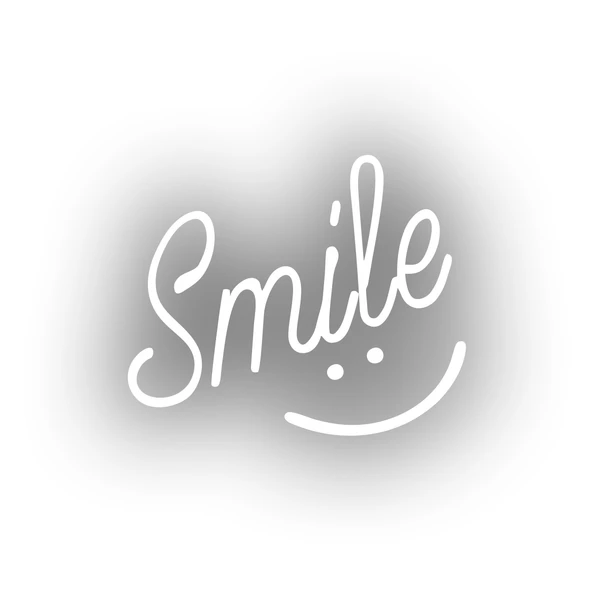 Smile Sticker  17x17 Cm Beyaz ürün görseli 1
