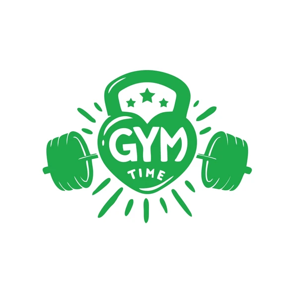 GYM Times Sticker 17x17 Cm Yeşil ürün görseli 1