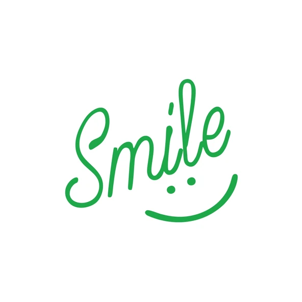 Smile Sticker  17x17 Cm Yeşil ürün görseli 1