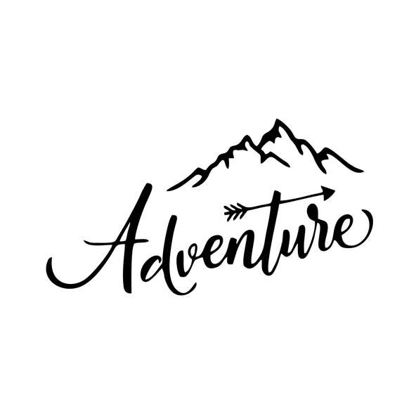Adventure Dağ Sticker 17x17 Cm Siyah ürün görseli 1