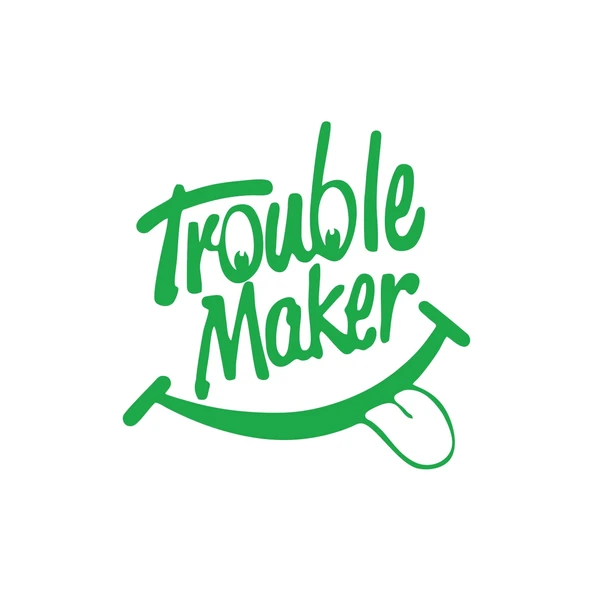 Trouble Maker Sticker 17x17 Cm Yeşil ürün görseli 1