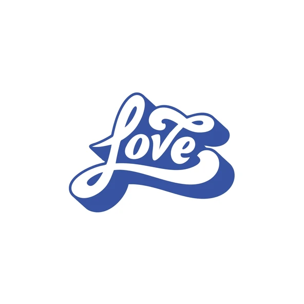 Love Sticker 17x17 Cm Mavi ürün görseli 1