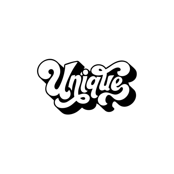 Unique Sticker 17x17 Cm Siyah ürün görseli 1