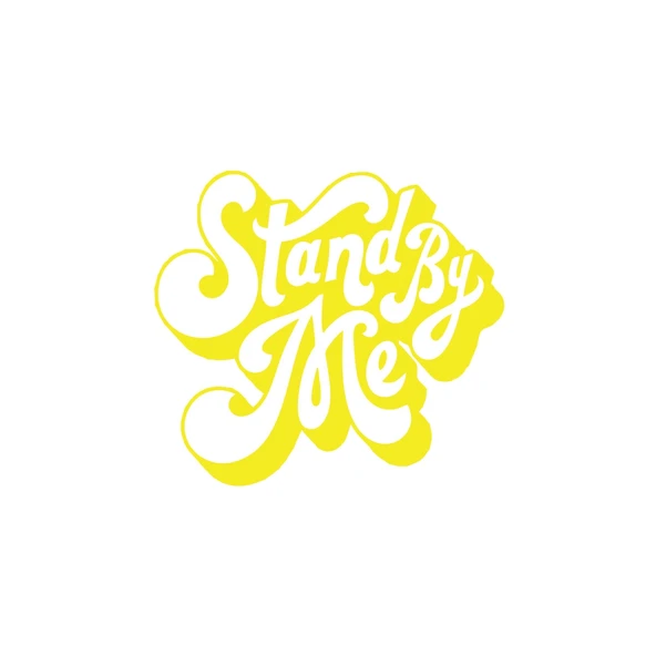Stand By Me Sticker 17x17 Cm Sarı ürün görseli 1