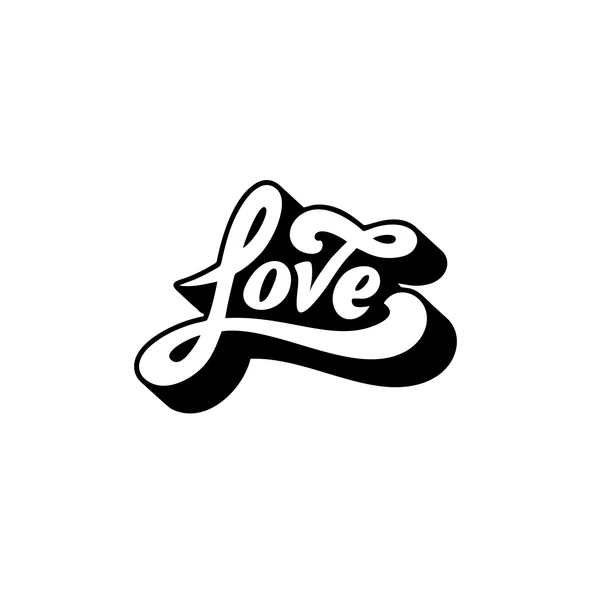 Love Sticker 17x17 Cm Siyah ürün görseli 1