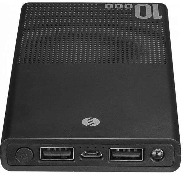 S-link IP-A100 10000 mAh Siyah Taşınabilir Şarj Cihazı ürün görseli 1