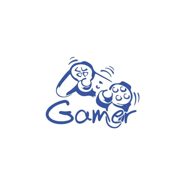 Gamer Sticker 17x17 Cm Mavi ürün görseli 1