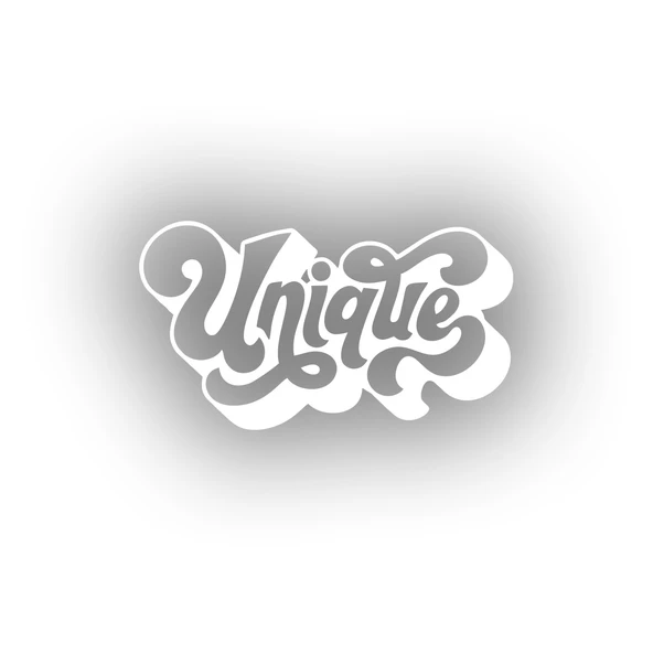 Unique Sticker 17x17 Cm Beyaz ürün görseli 1