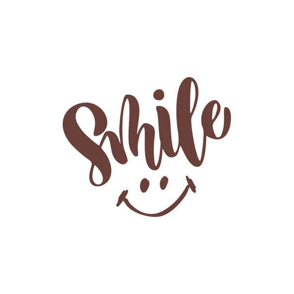 Smile Sticker  17x17 Cm Kahverengi ürün görseli 1